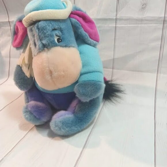 Disney 12" Eeyore Plush with Christmas Snowman Sweater - Picture 3 of 9